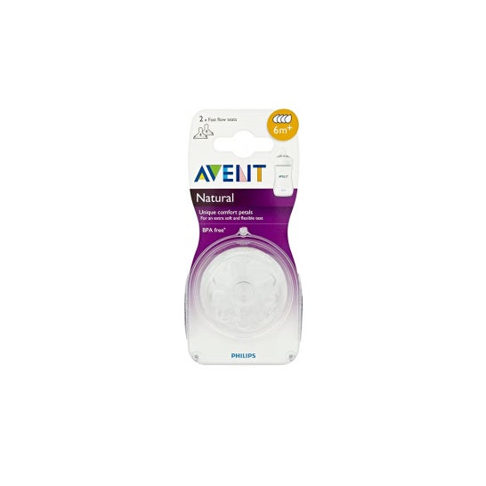 Avent Tetina Natural Flujo Rápido 2uds
