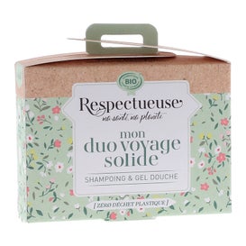 Respectueuse Mon Duo Voyage Solide Champú y Gel de Ducha 35g