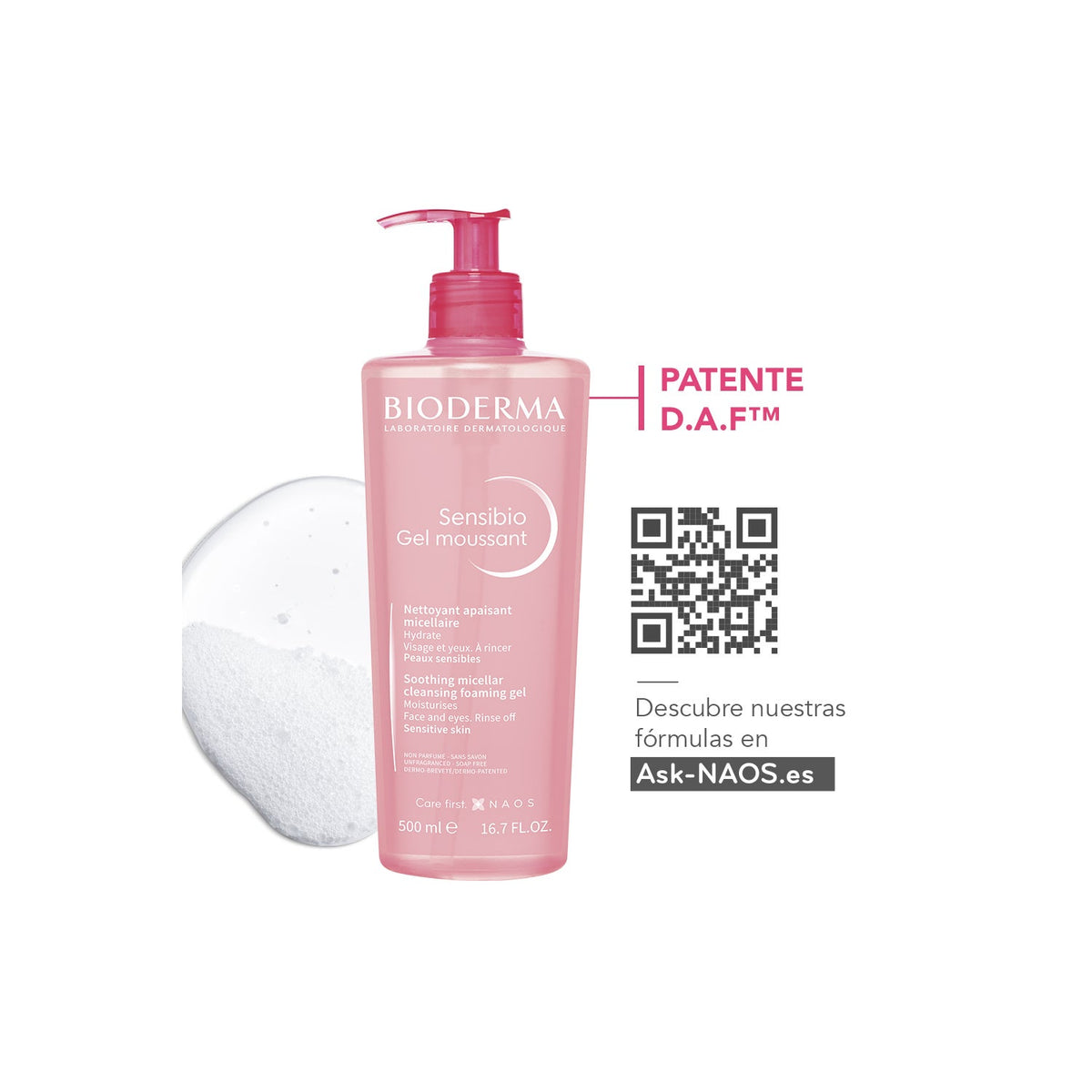 Bioderma Sensibio Gel Limpiador 500ml