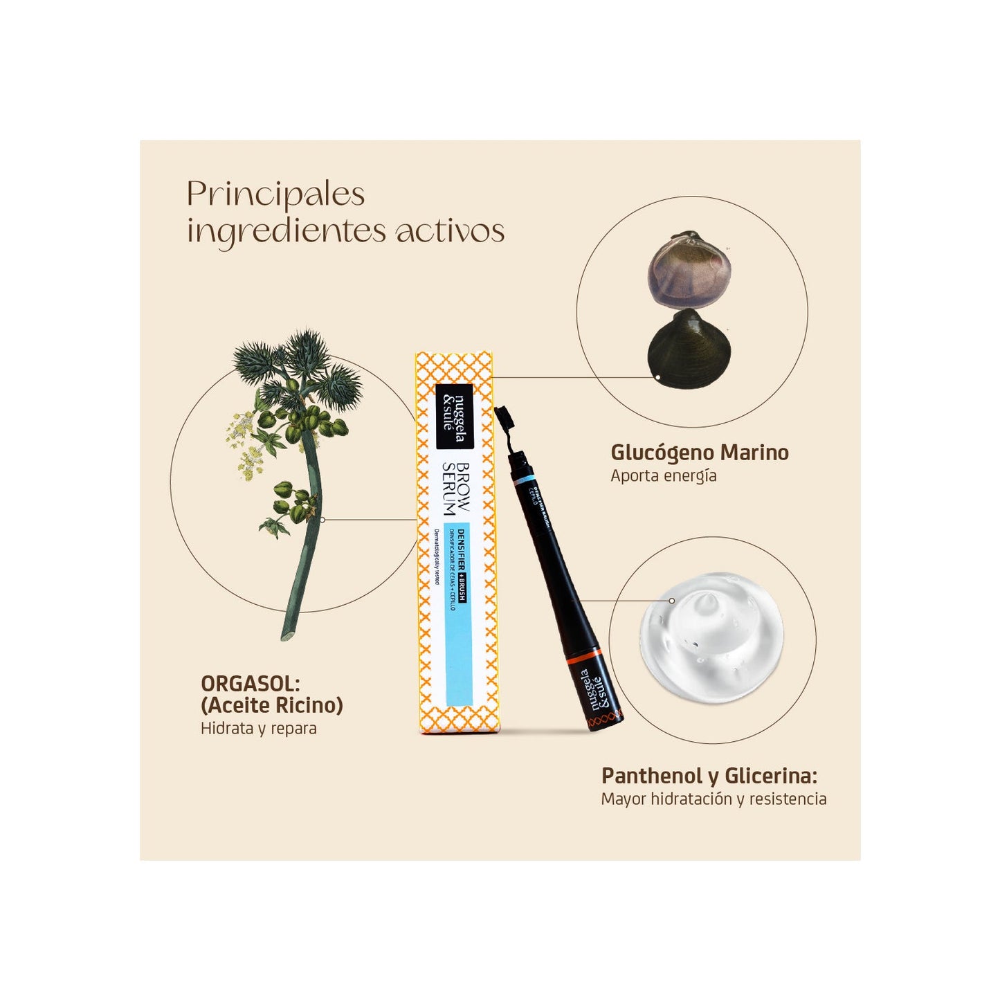 Nuggela & Sulé Sérum Cejas Cepillo 2,5ml