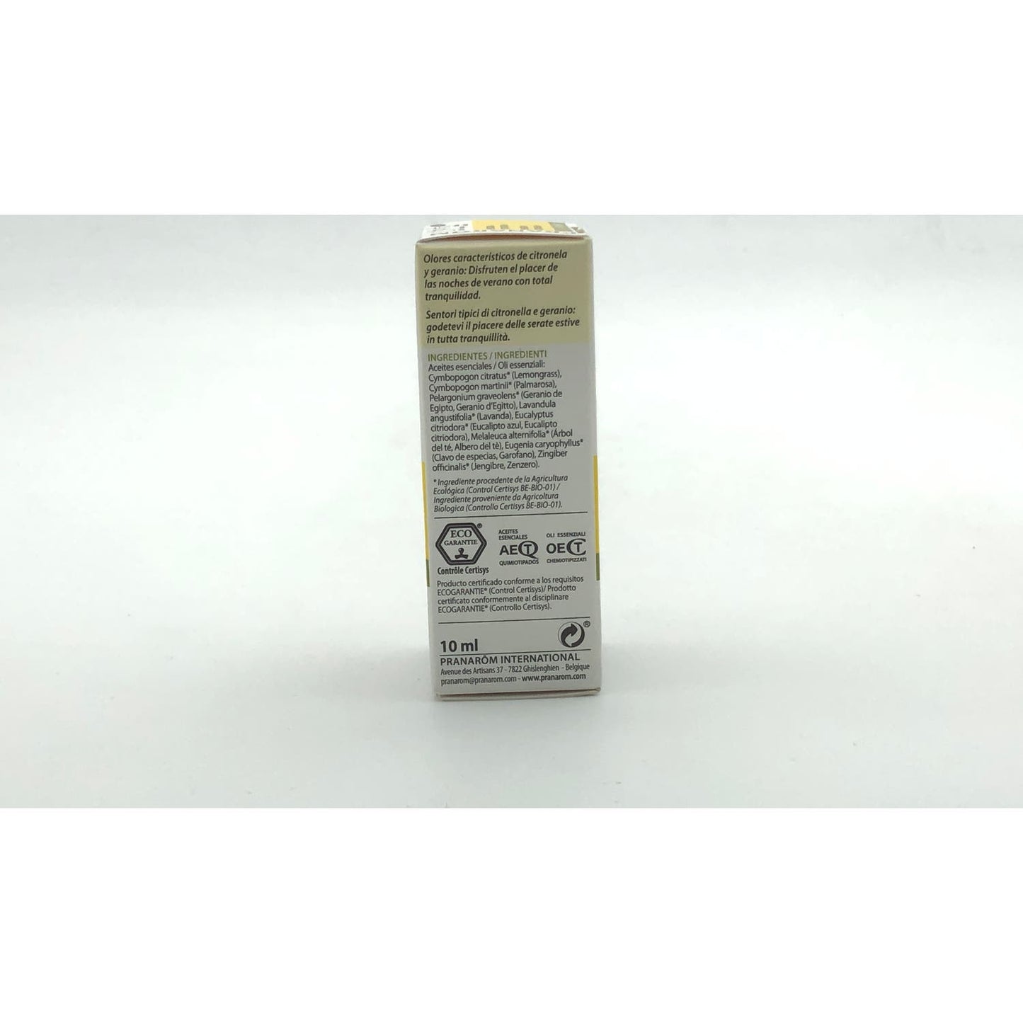 Pranarôm Aromapic Sinergia Citronela+ BIO 10ml