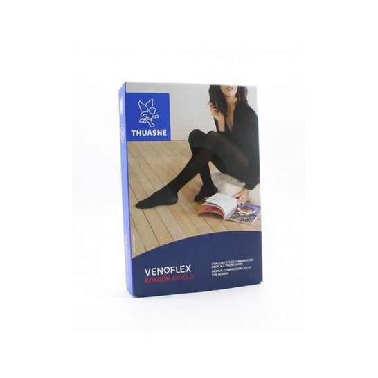 Thuasne Venoflex 2 Kokoon Absolu Calcetín Beige Nat N5 1 Par