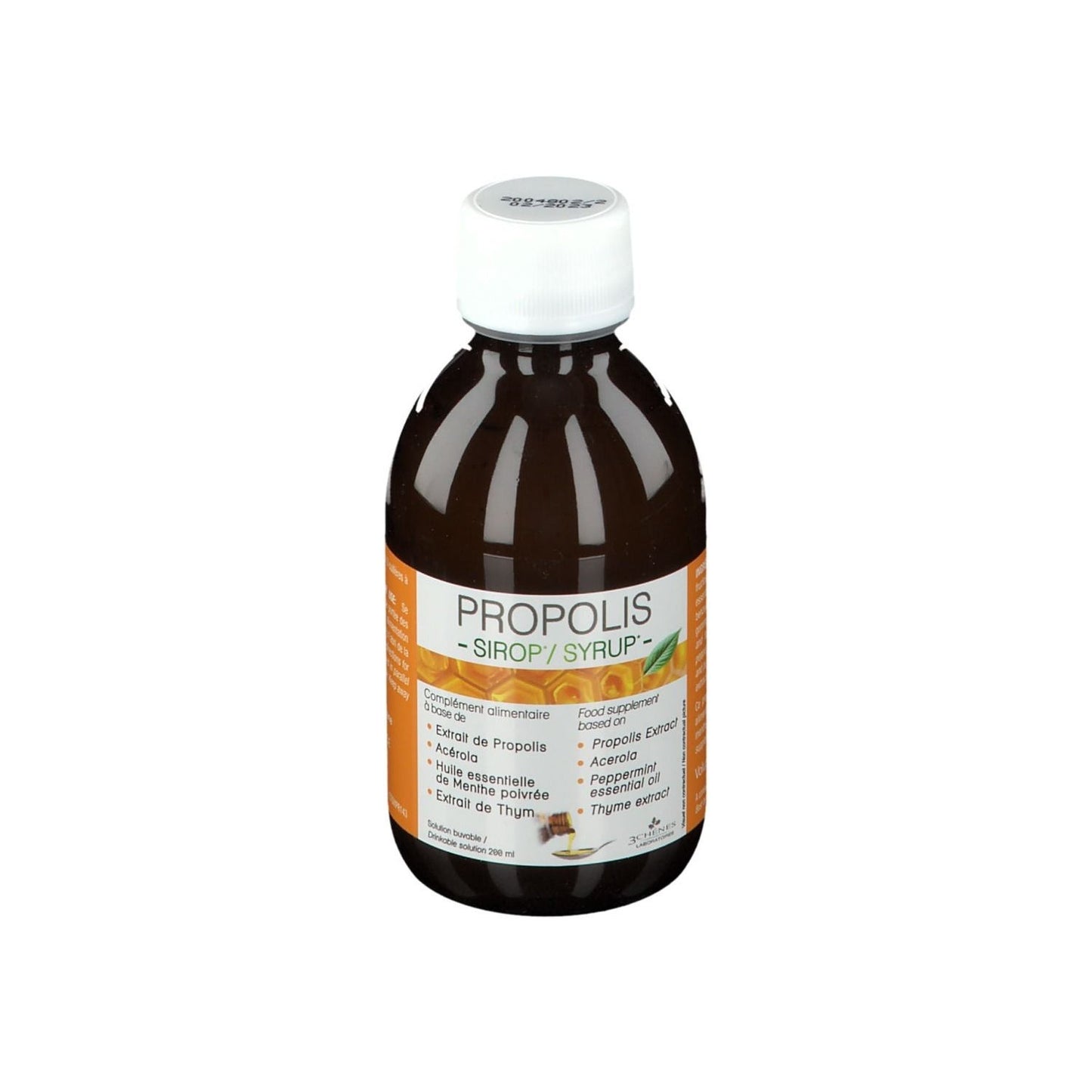 3Propolis Jarabe Bienestar y Protección Respiratoria Canales de Propóleo 200ml