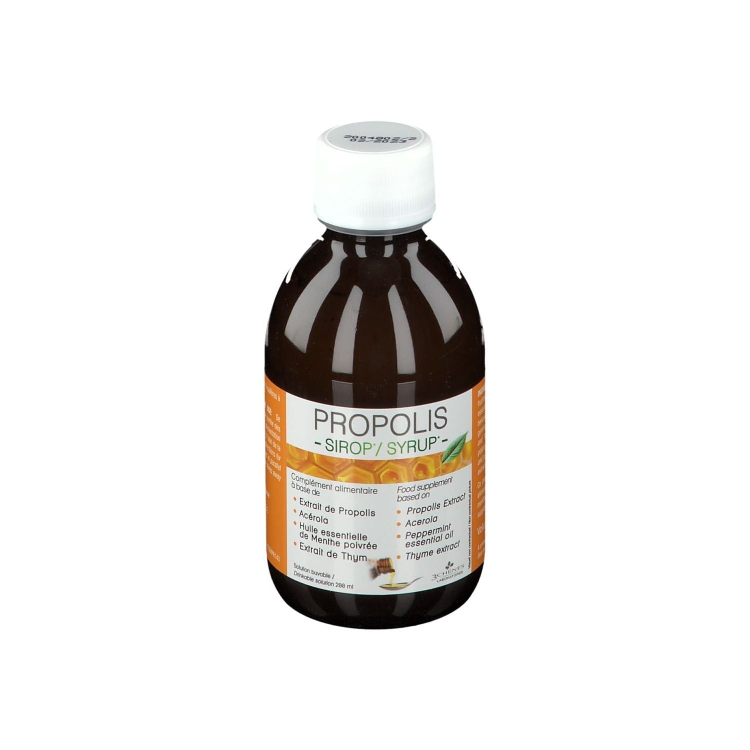 3Propolis Jarabe Bienestar y Protección Respiratoria Canales de Propóleo 200ml