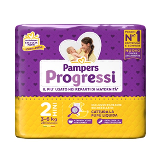 Pampers Progressi Mini Pañal 28uds