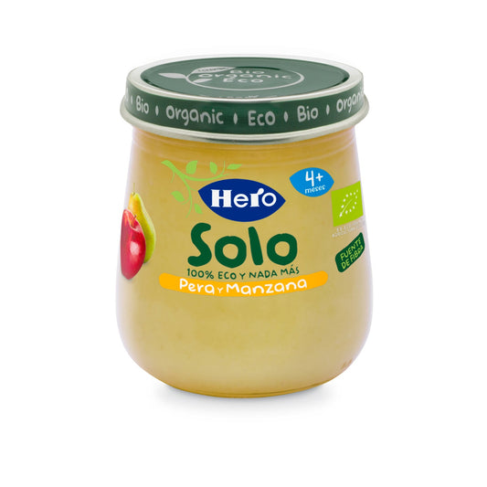 Hero Baby Solo Pera Y Manzana 120g