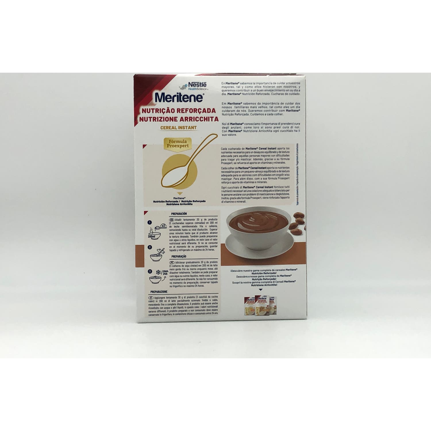 Meritene Nutrición Reforzada Cereal Instant Cereales con Cacao 600g