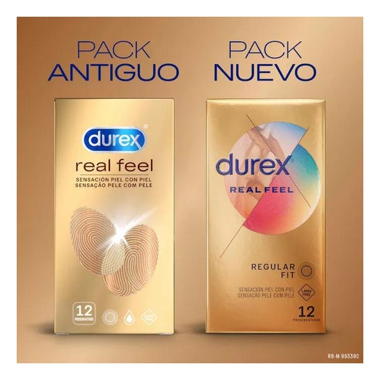 Durex Real Feel Preservativos 12uds