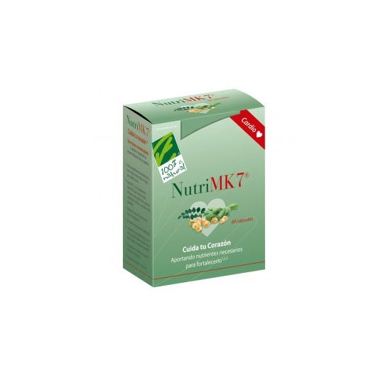 100% Natural NutriMK7 Cardio Caja con 60 cápsulas vegetales
