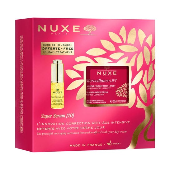 Nuxe Merveillance Lift Crema En Polvo Efecto Lifting 50ml + Super Serum [10] 5ml