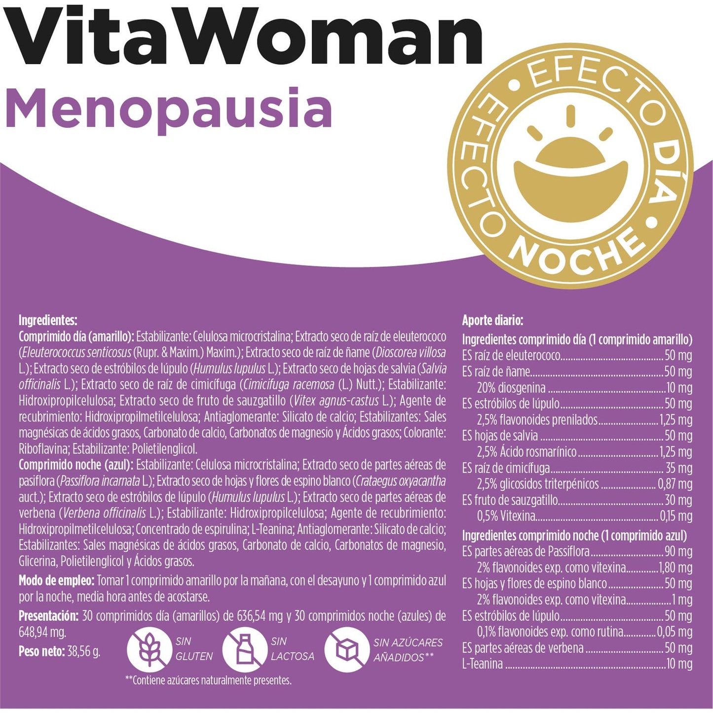 Eladiet VitaWoman Menopausia 30 + 30comp