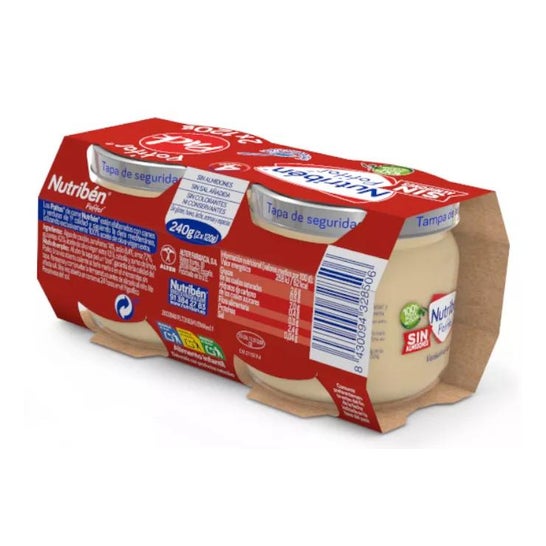 Nutribén Potitos Verduritas con Pollo +4m 2x120 gr