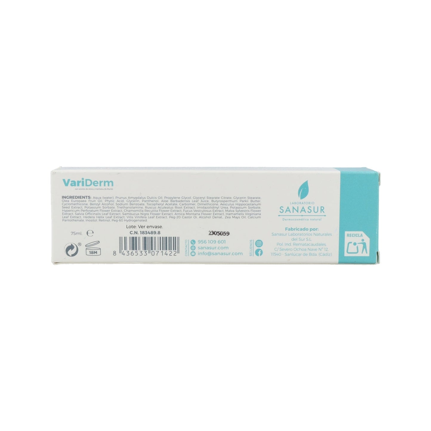Sanasur Laboratorios Variderm Varices