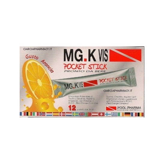 Pool Pharma Mgk Vis Pocket Stick Naranja 207g