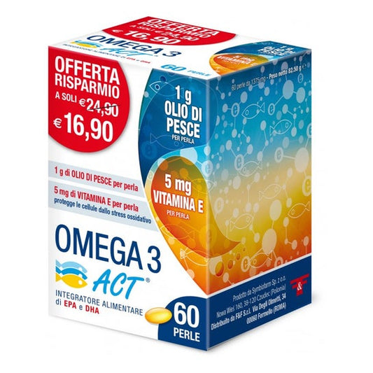 Omega 3 Act 60 Perlas 1G