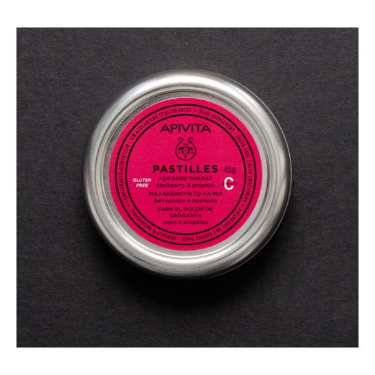 Apivita Para el Dolor de Garganta y Alivio de la Tos Mora 45g