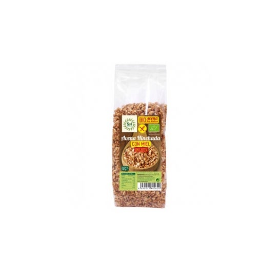 Solnatural Avena Hinchada Miel sin Gluten Bio 150g
