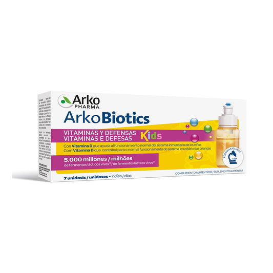 Arkopharma Arkobiotics Vitaminas y Defensas Kids 7unidosis