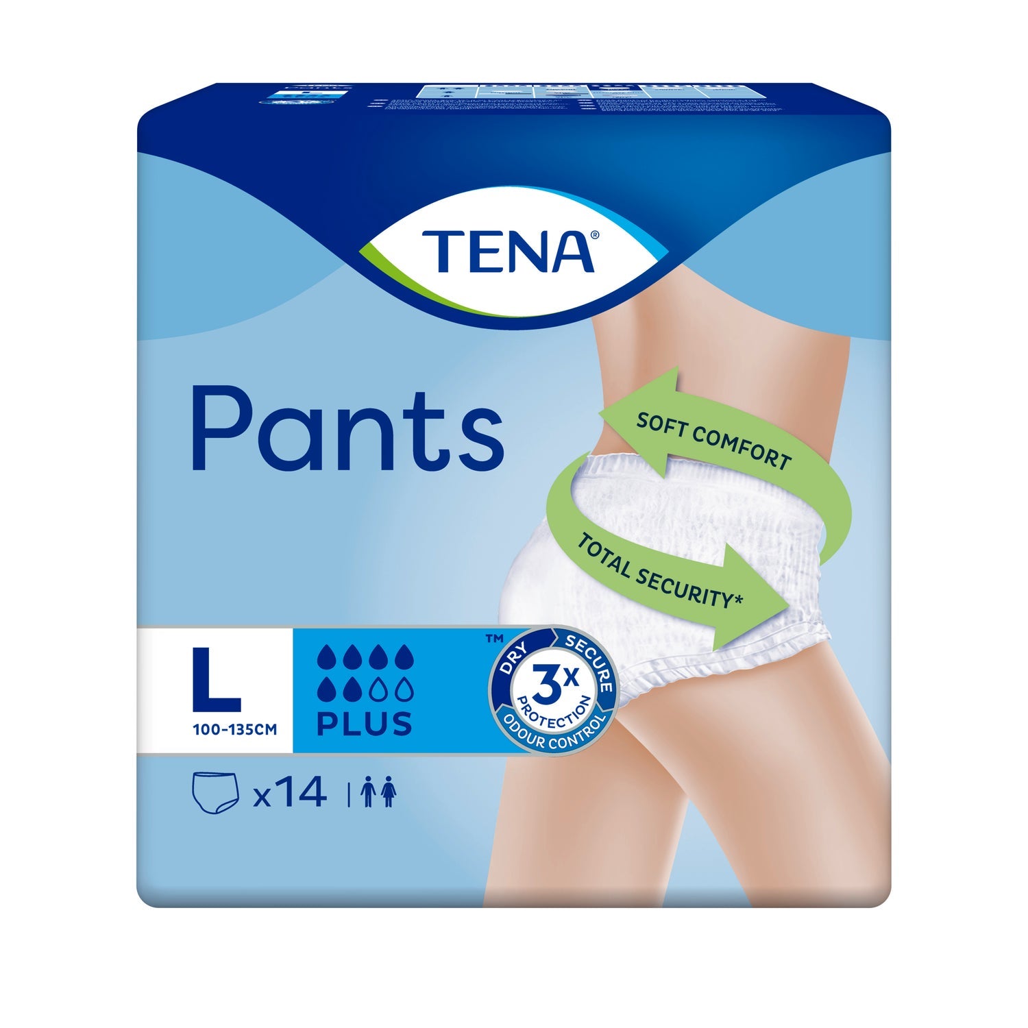 Tena Pants Plus T-grande 14uds