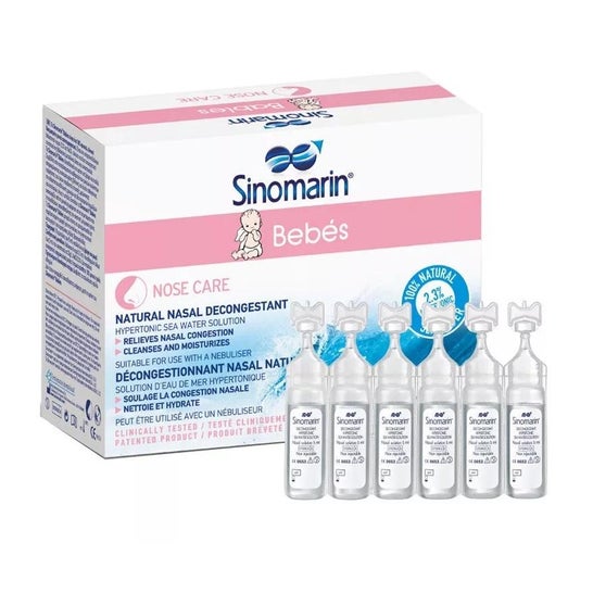 Sinomarin® Bebés limpieza nasal 18 monodosis