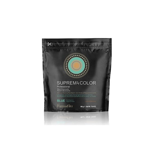 Farmavita Suprema Bleaching Powder Decoración Azul 500 g