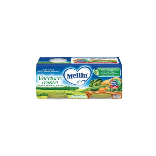Mellin-Omo Verd Mixta 2X80G