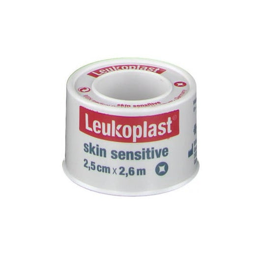 Leukoplast Esparadrapo con Adhesivo Skin Sensitive 2.5cm x 2.6cm sin Latex 1 Unidad
