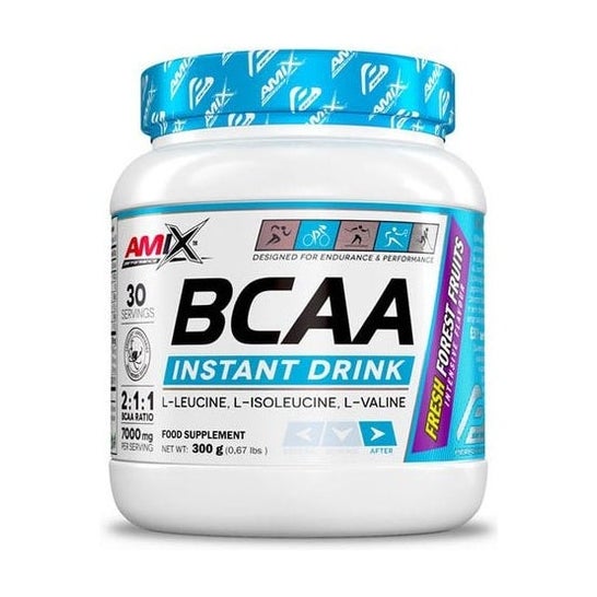 Amix Performance Bcaa Instant Drink Frutas Del Bosque 300 g