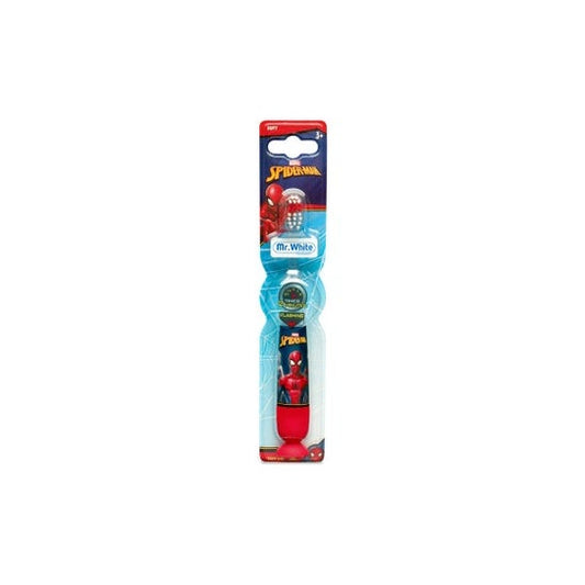 Mr. White Spiderman Flashing Cepillo Dental 1ud