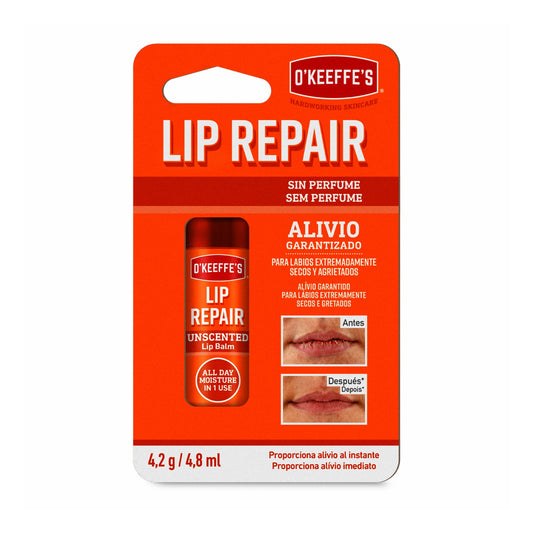 O'Keeffe's Lip Repair Sin Perfume 4.2g