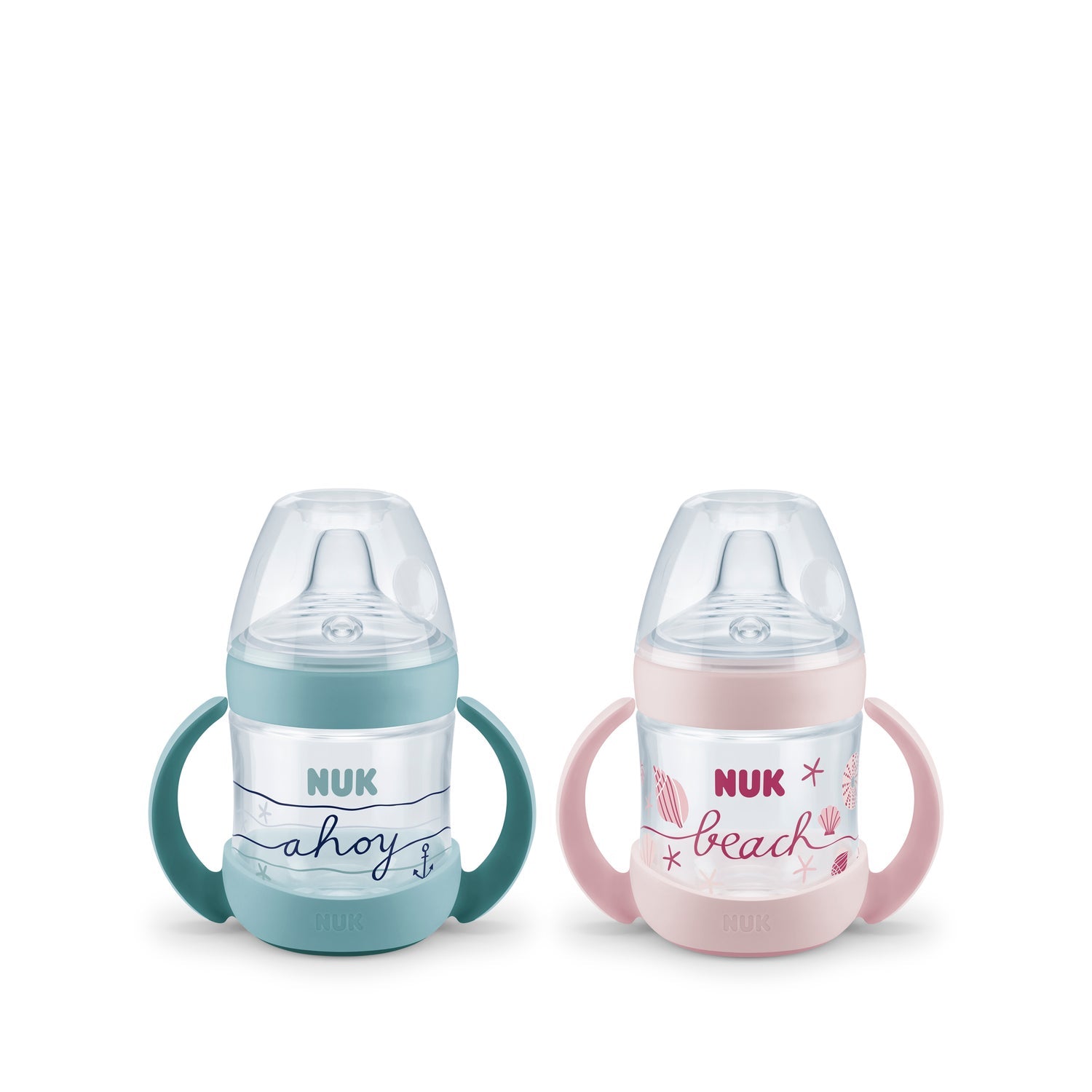 NUK Biberón Entrena PP 150ml Nature Sense Beach Edition