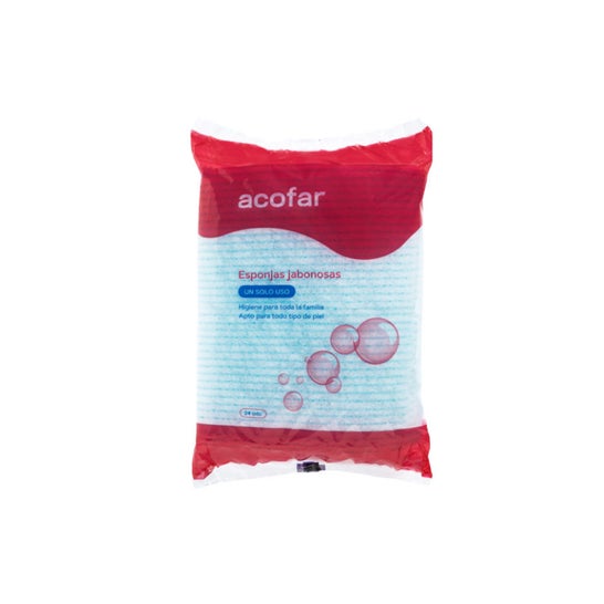 Acofar esponjas enjabonadas desechables 24uds