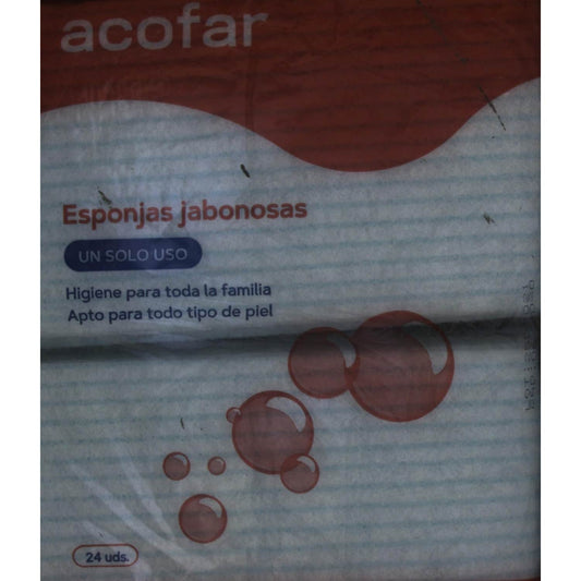 Acofar esponjas enjabonadas desechables 24uds
