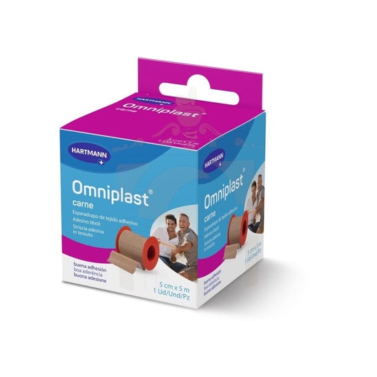 Omniplast esparadrapo 5mx5cm 1ud