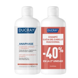 Ducray Anaphase Champú Anticaída y Crecimiento 2x400ml