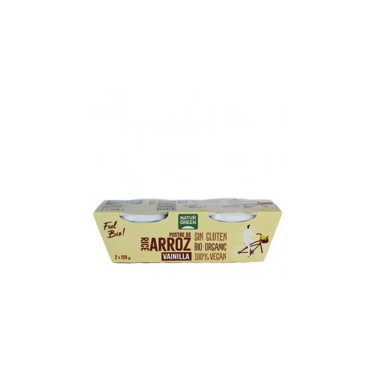 Naturgreen Postre Ecológico de Arroz y Vainilla (2x125 G)