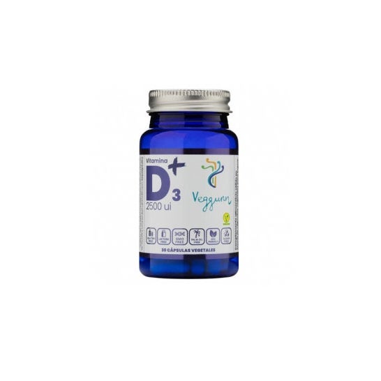 Veggunn Vitamina D3 2500UI PluS 30 cápsulas