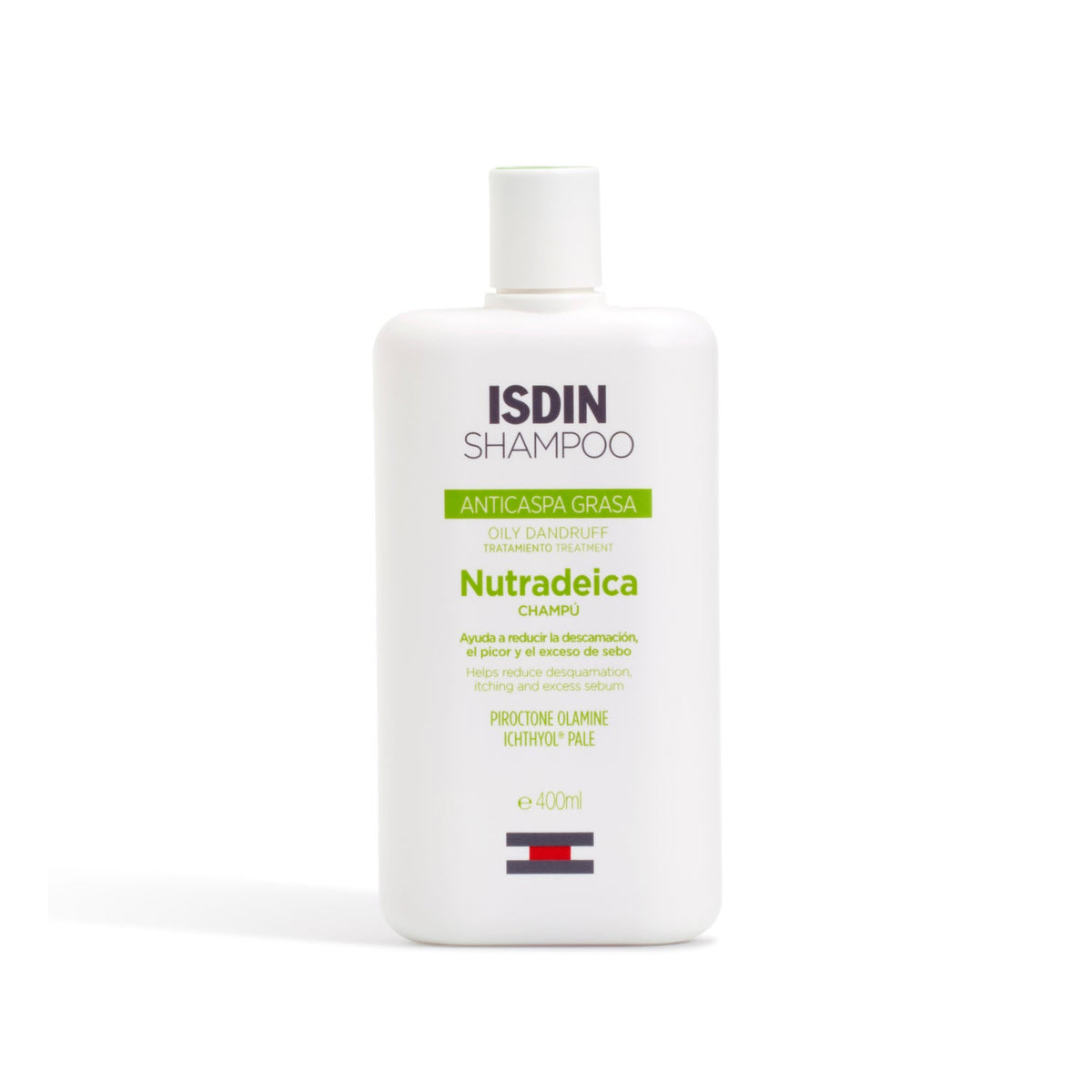 ISDIN Shampoo Nutradeica Champú Anticaspa Grasa 400ml