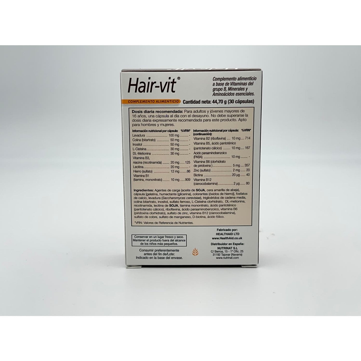 Health Aid Hair-Vit 30comp