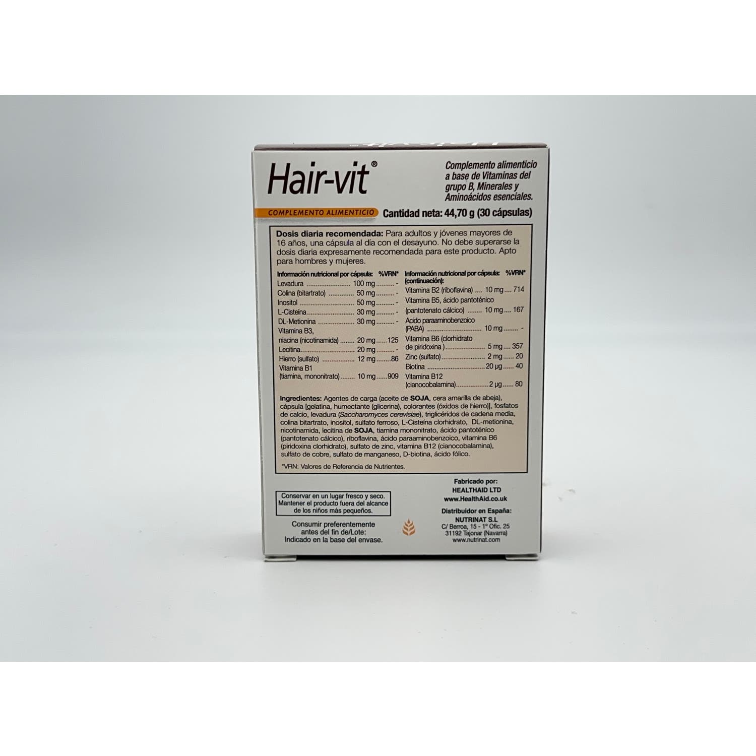 Health Aid Hair-Vit 30comp