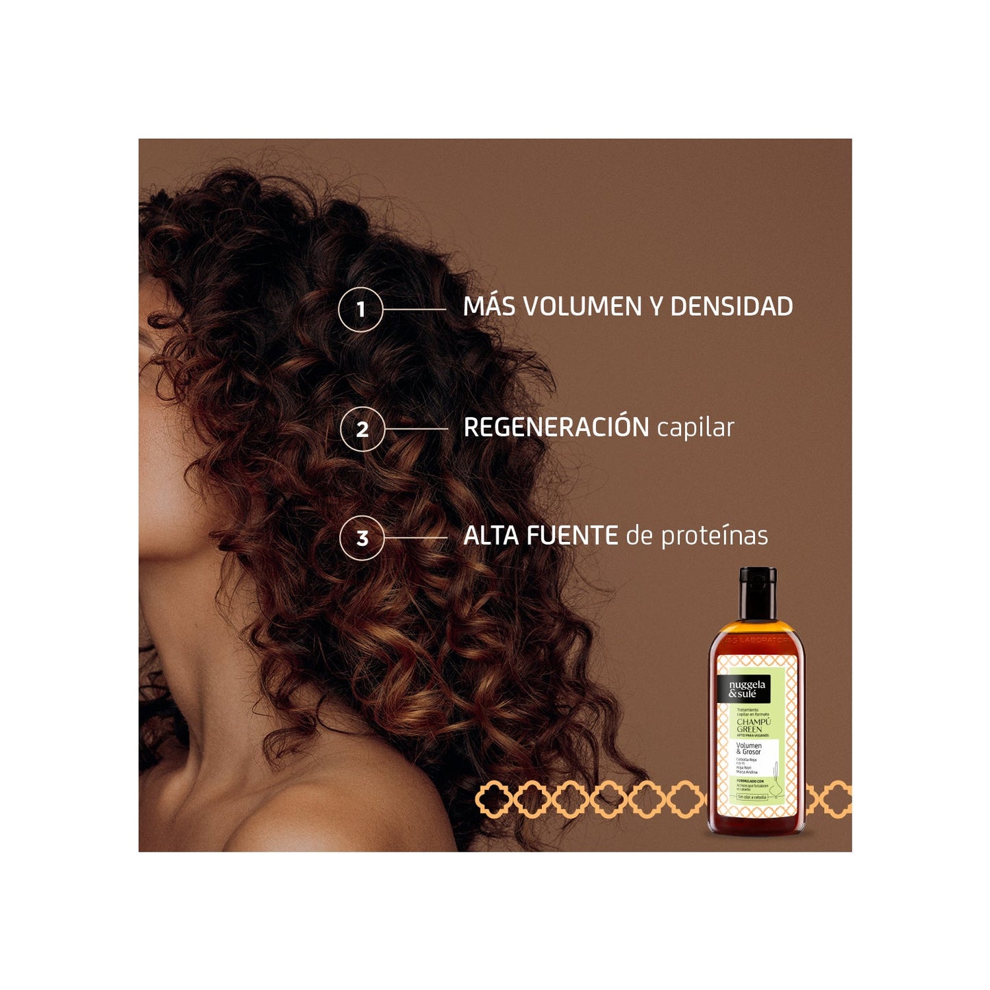 Nuggela & Sulé Champú Green Vegano Volumen y Grosor 250ml