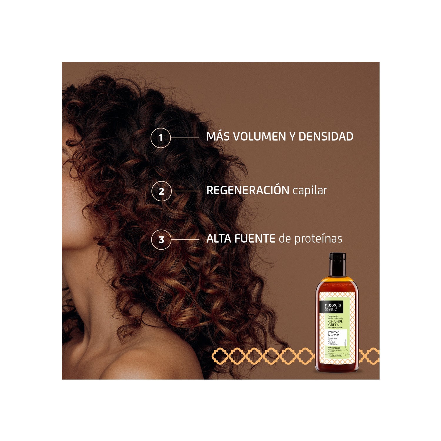 Nuggela & Sulé Champú Green Vegano Volumen y Grosor 250ml