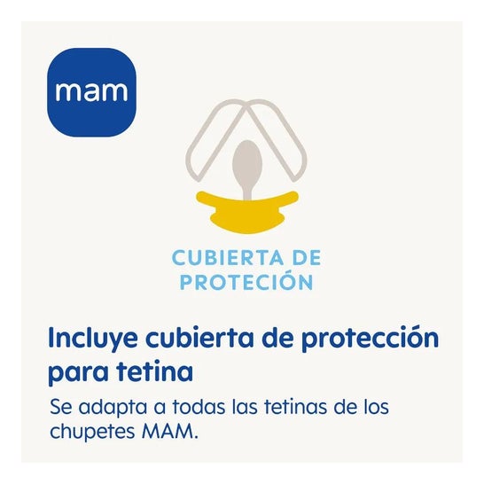 Mam Baby Broche Para Chupete Y Cubierta De Proteccion