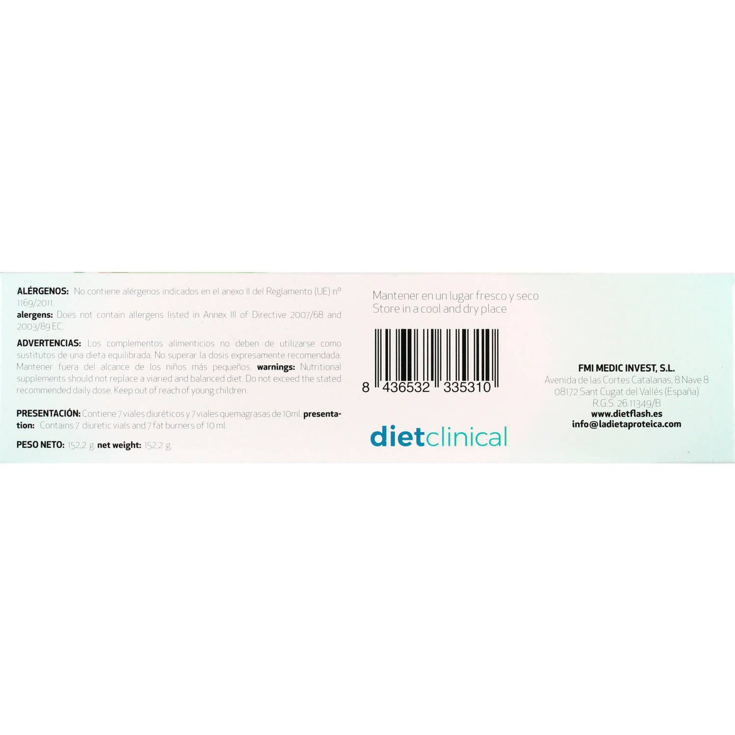 Diet Clinical Dietsbelt 14 viales