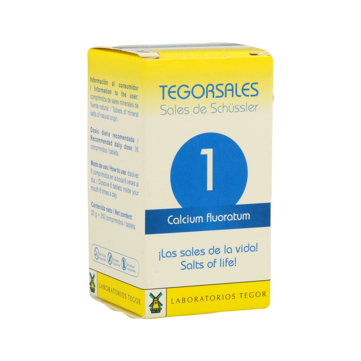 Tegor Tegor Sal 1 Calcium Fluoratum 350comps