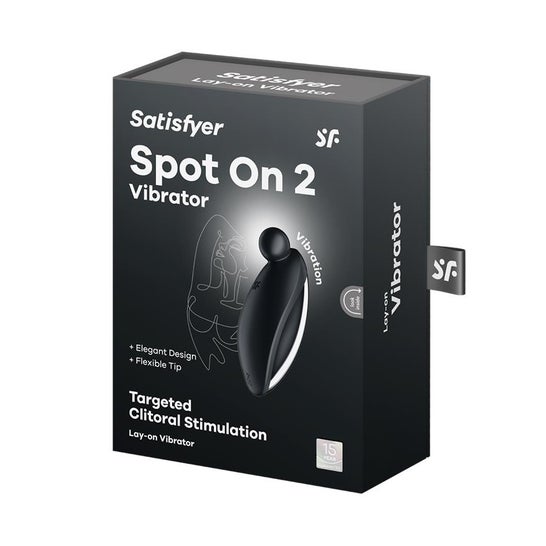 Satisfyer Spot On 2 Vibrador Lay-On Negro 1ud