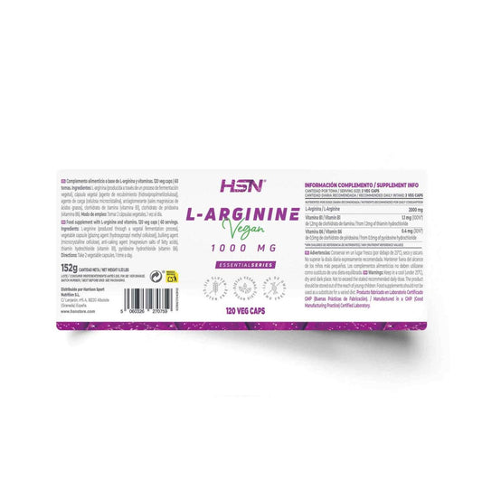 HSN L-Arginina 1000mg 120vcaps