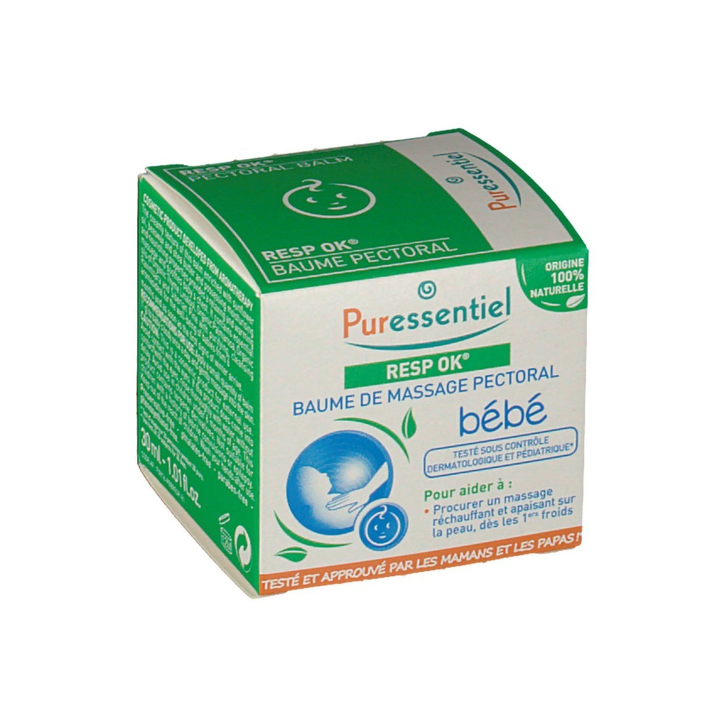 Puressentiel Bálsamo de masaje pectoral bebe RespOK 30 ml