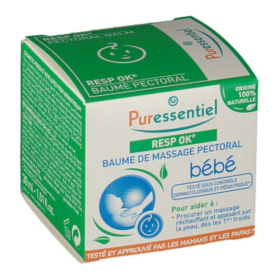 Puressentiel Bálsamo de masaje pectoral bebe RespOK 30 ml