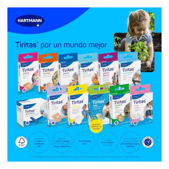 Paul Hartmann Tiritas Aqua Apósito Adhesivo 3 Tamaños 20 uds